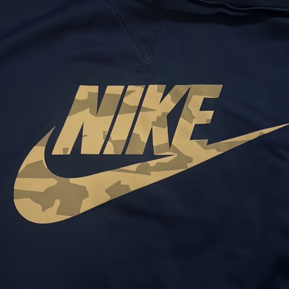 Nike Mens Large Blue Hoodie - Picture 3 of 4